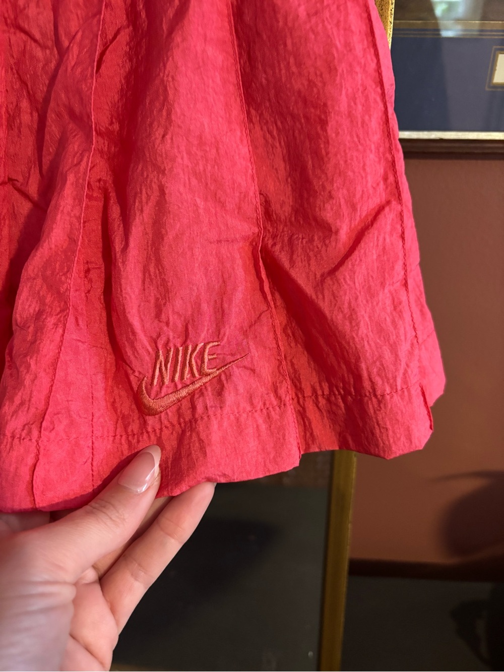 Nike Pink Pleated Tennks Skirt with Embroidered Swoosh